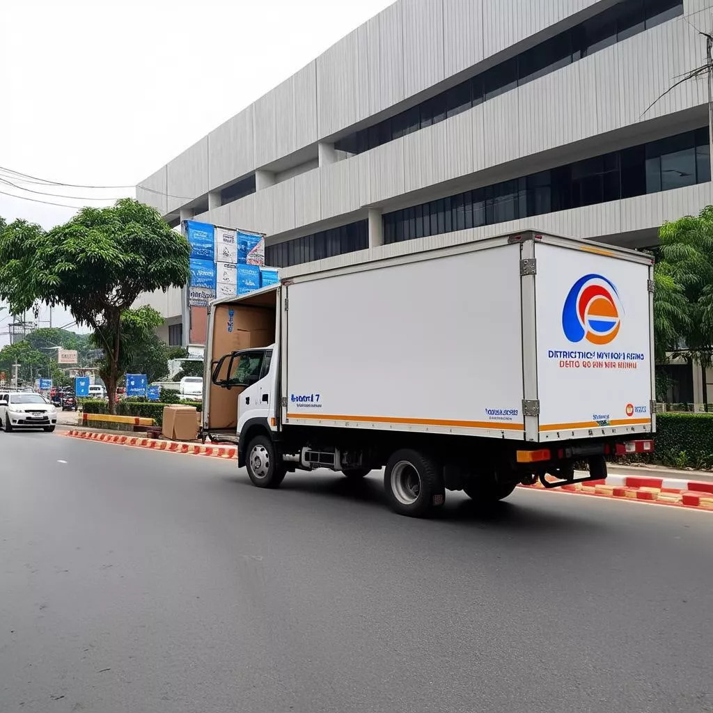 Khám Phá Ý Nghĩa Của "584 Huỳnh Tấn Phát Quận 7" Dưới Góc Nhìn Xe Tải