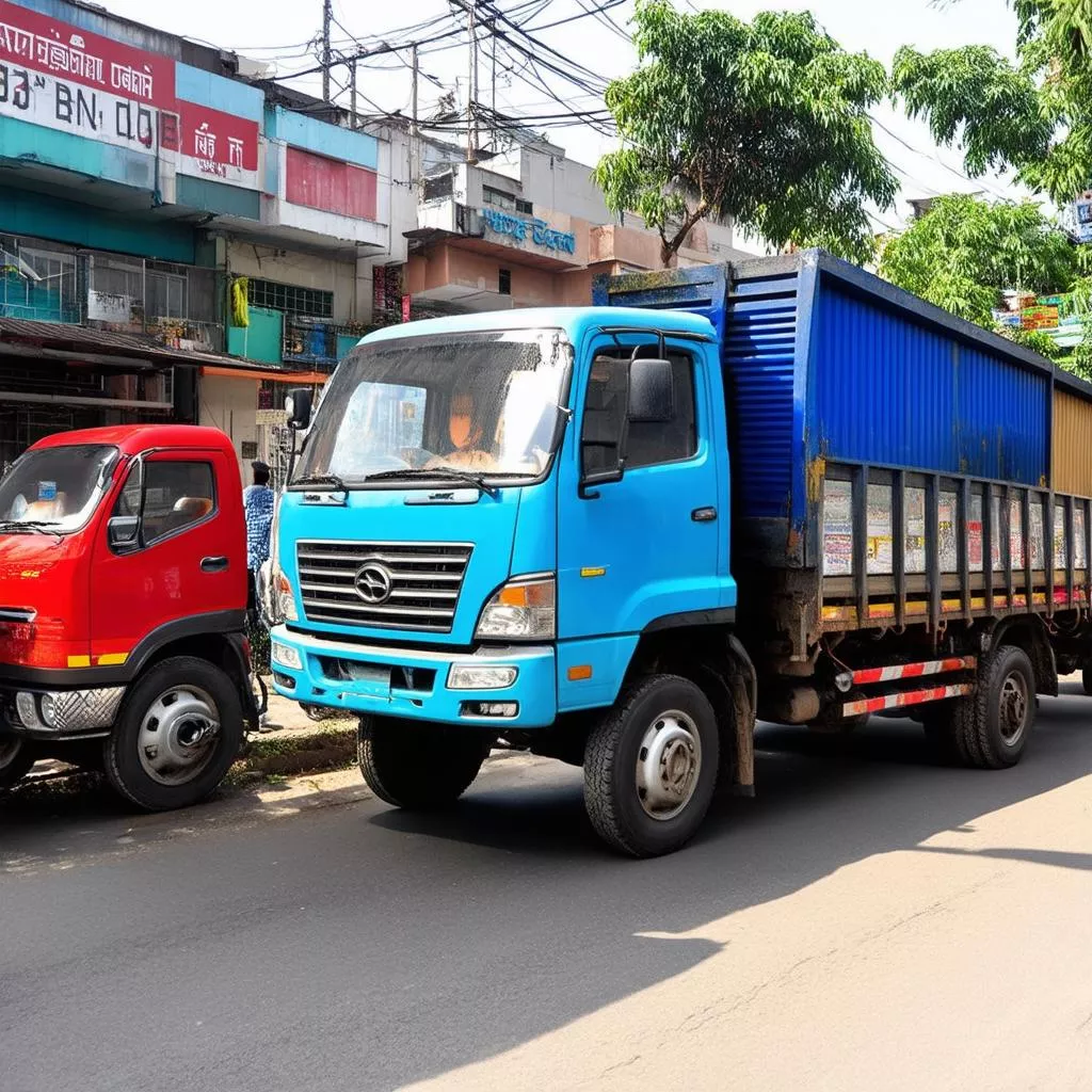 XE TẢI HÀ NỘI - Lastwagen Hanoi
