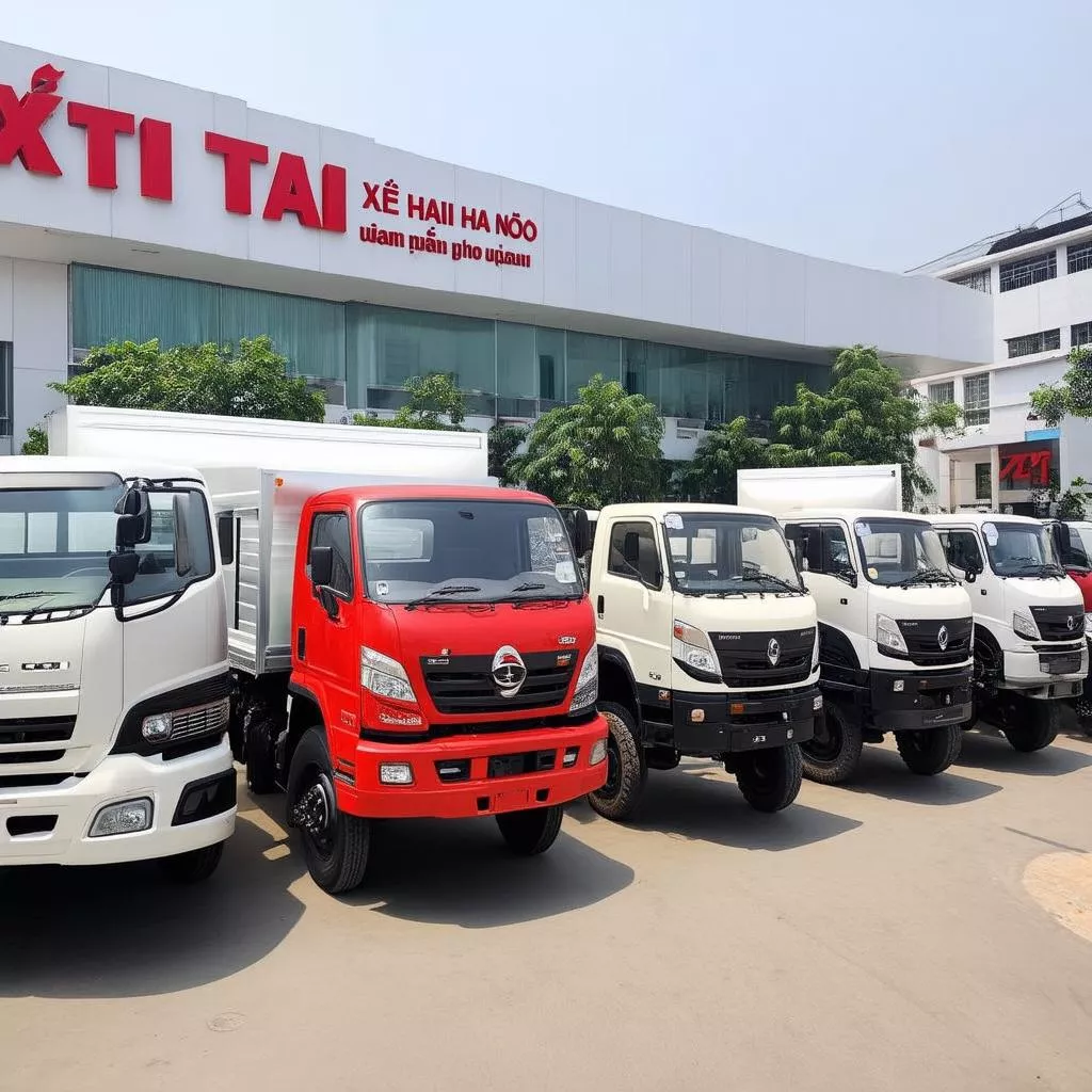 Xe tải Hà Nội bán tại các quận huyện