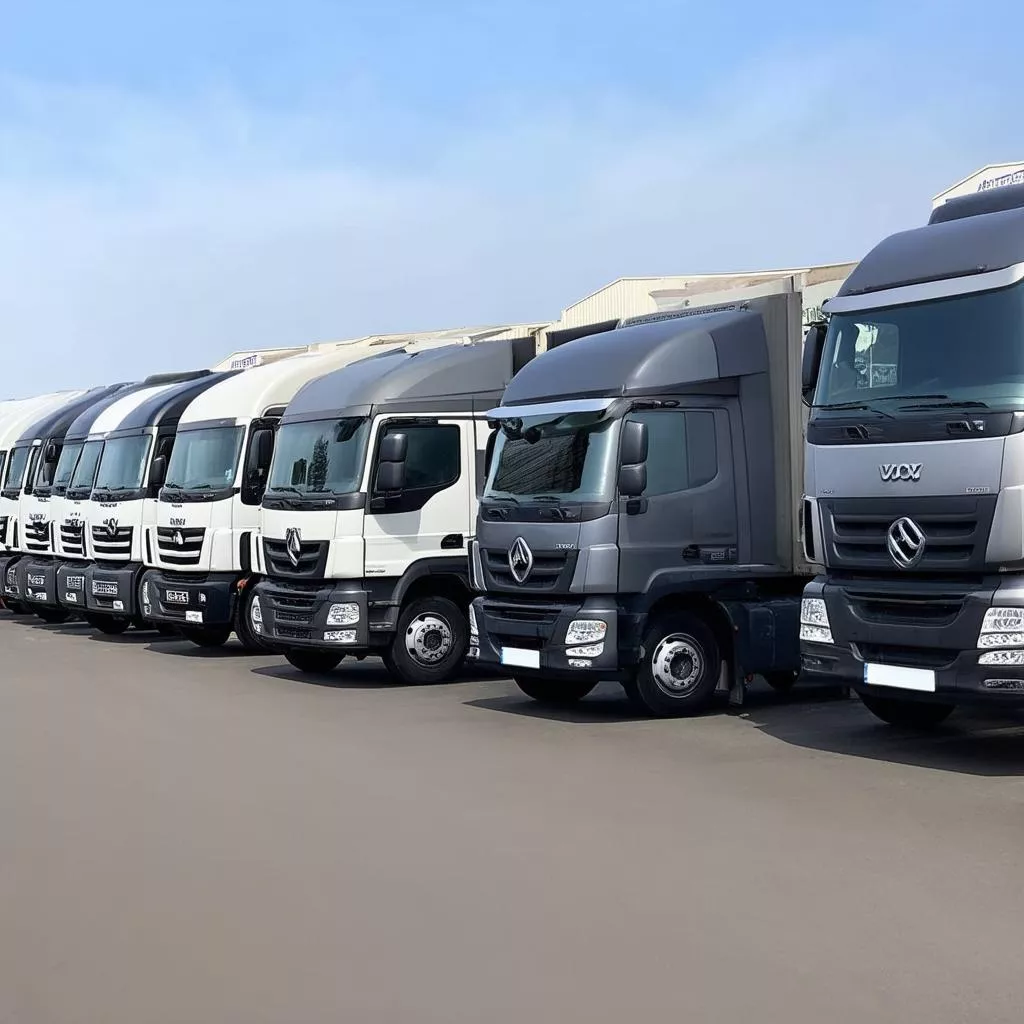 Xe tải hiện đại