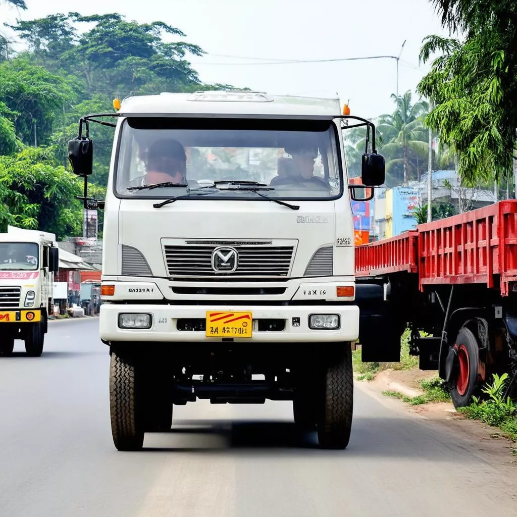 Camion moderne au Vietnam