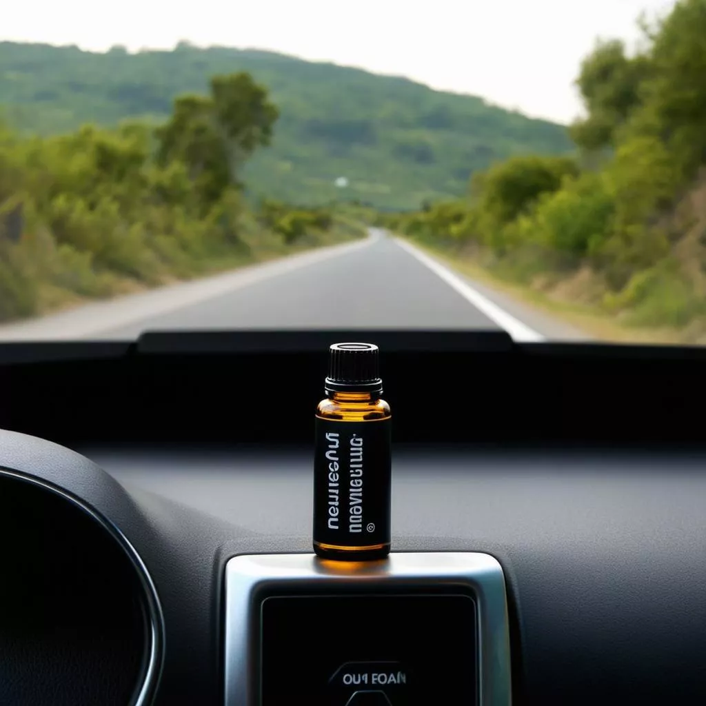 Xe tải hiện đại và tinh dầu