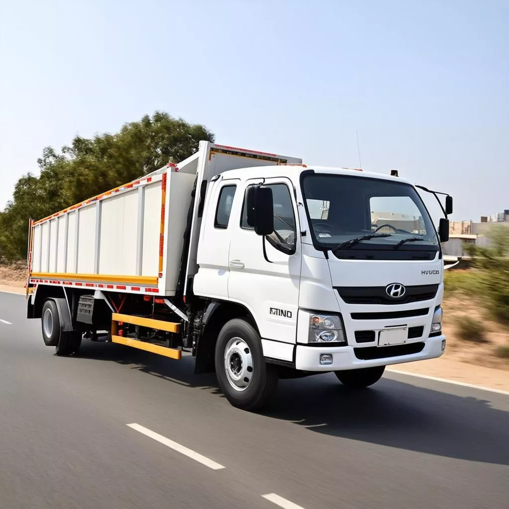 Camiões Hyundai de 3 Eixos: Potência e Robustez