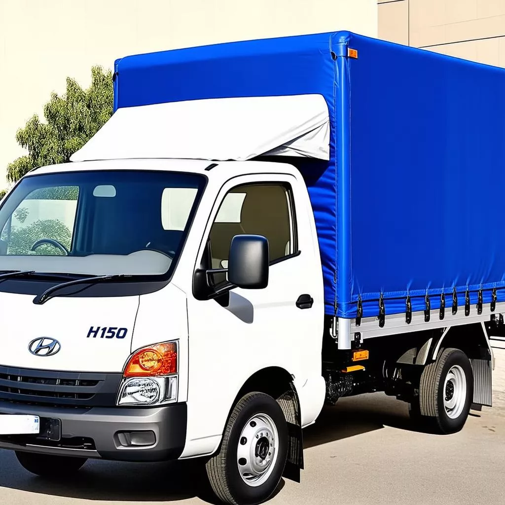 Xe tải Hyundai H150 1.4 tấn thùng mui bạt