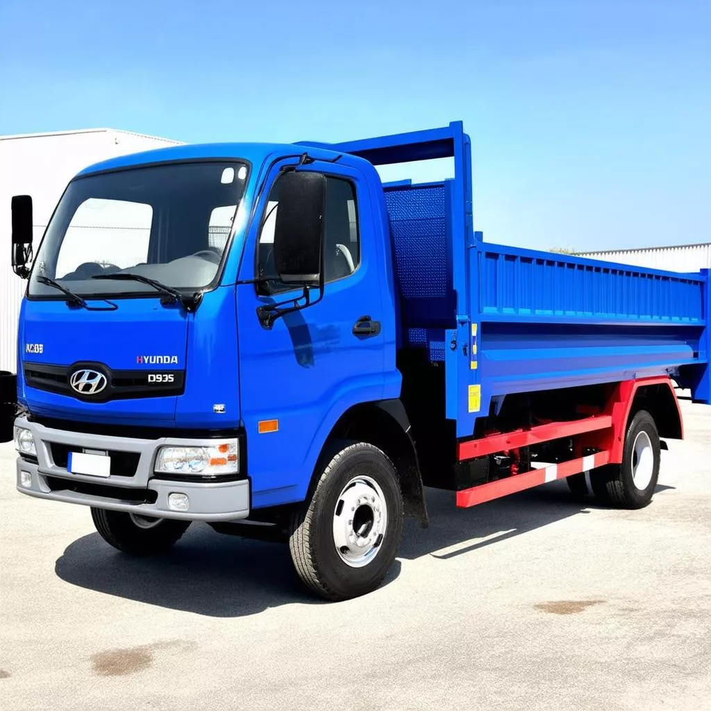 Xe tải Hyundai N250 2.5 tấn màu xanh