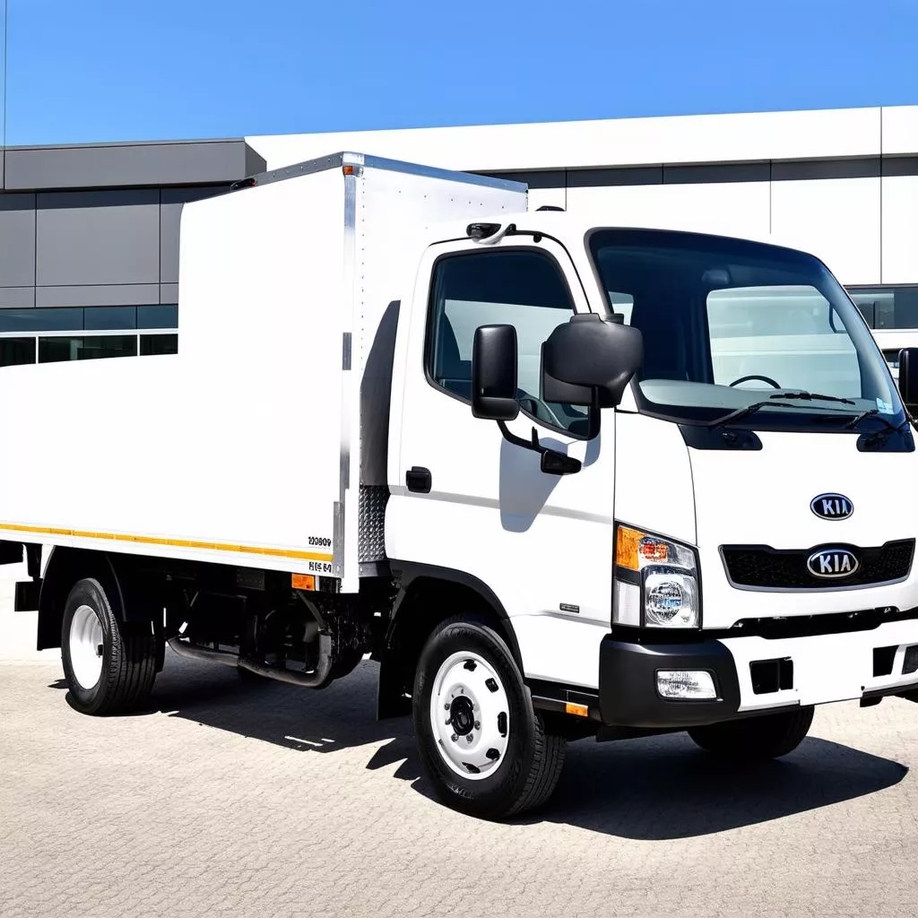 White Kia K200 990kg Truck