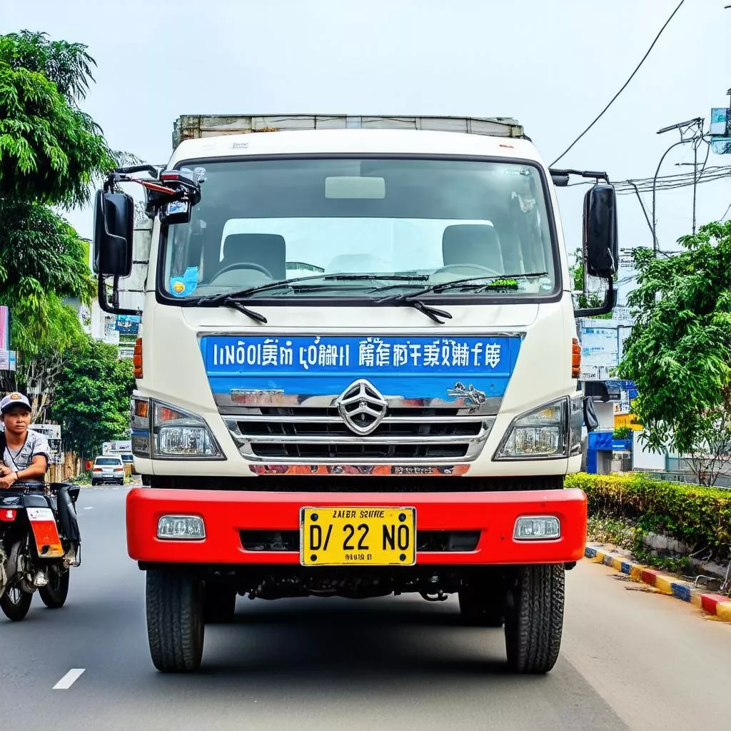 Xe tải mang biển số đẹp Đà Nẵng