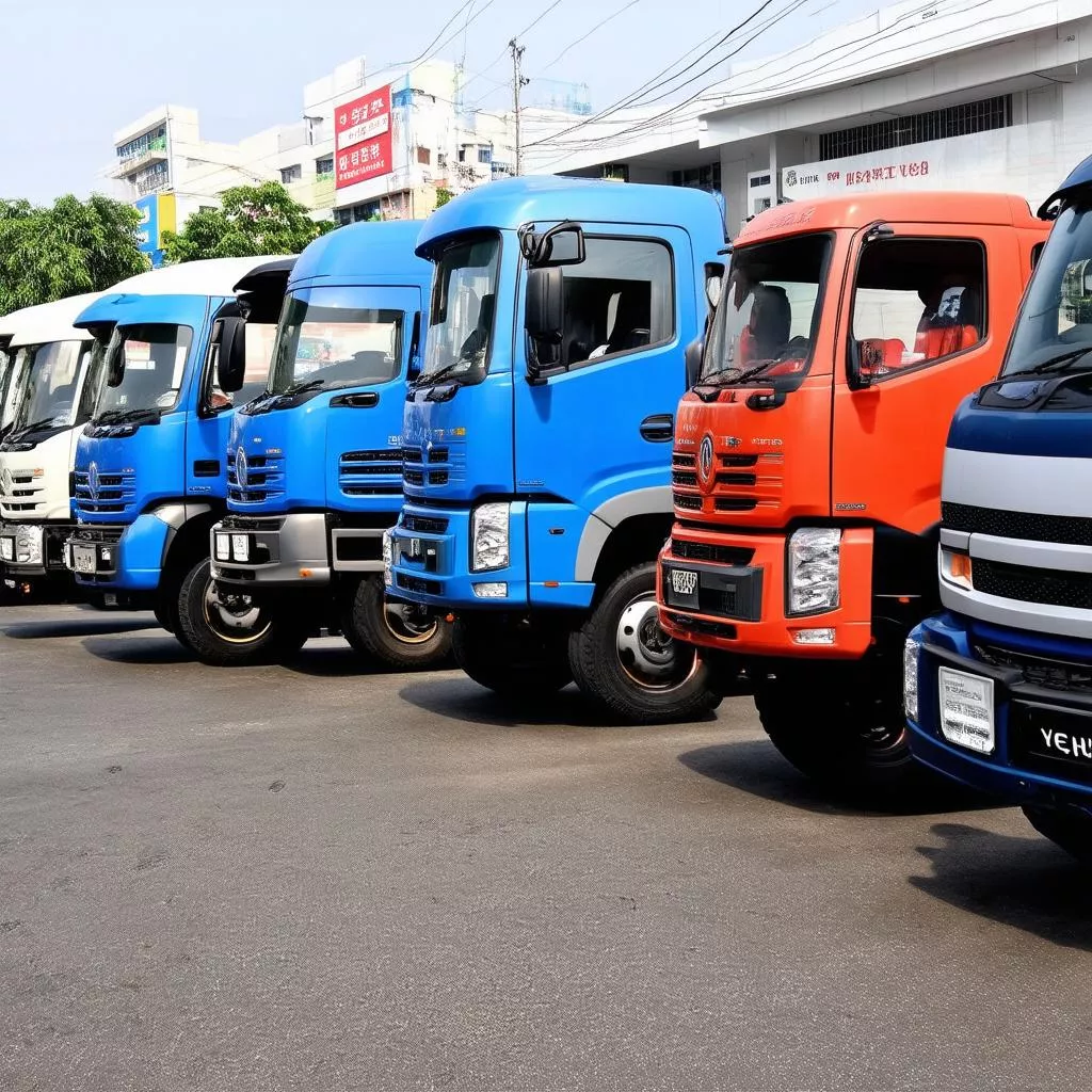 Trucks in Hanoi