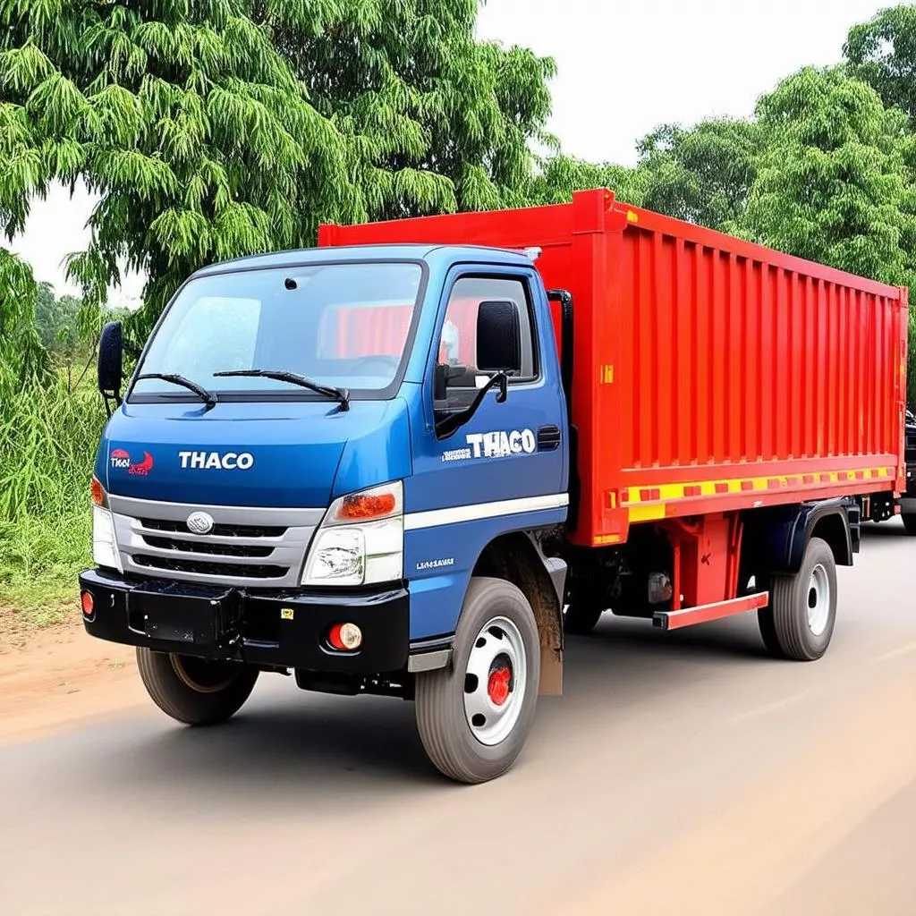 Xe tải Thaco 3.5 tấn vận chuyển hàng hóa