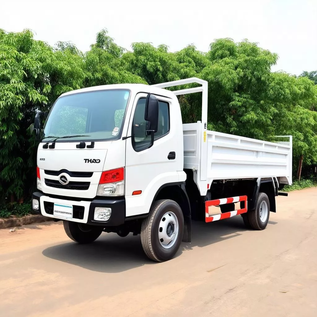 Xe tải Thaco 3 tấn màu trắng sx 2012