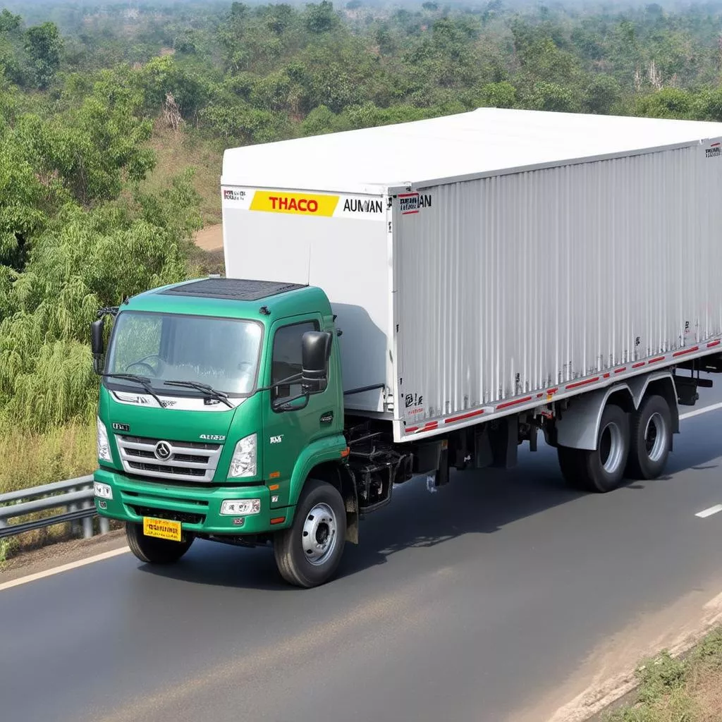 Thaco Auman 5-Ton Truck: Hanoi's Reliable Cargo Carrier