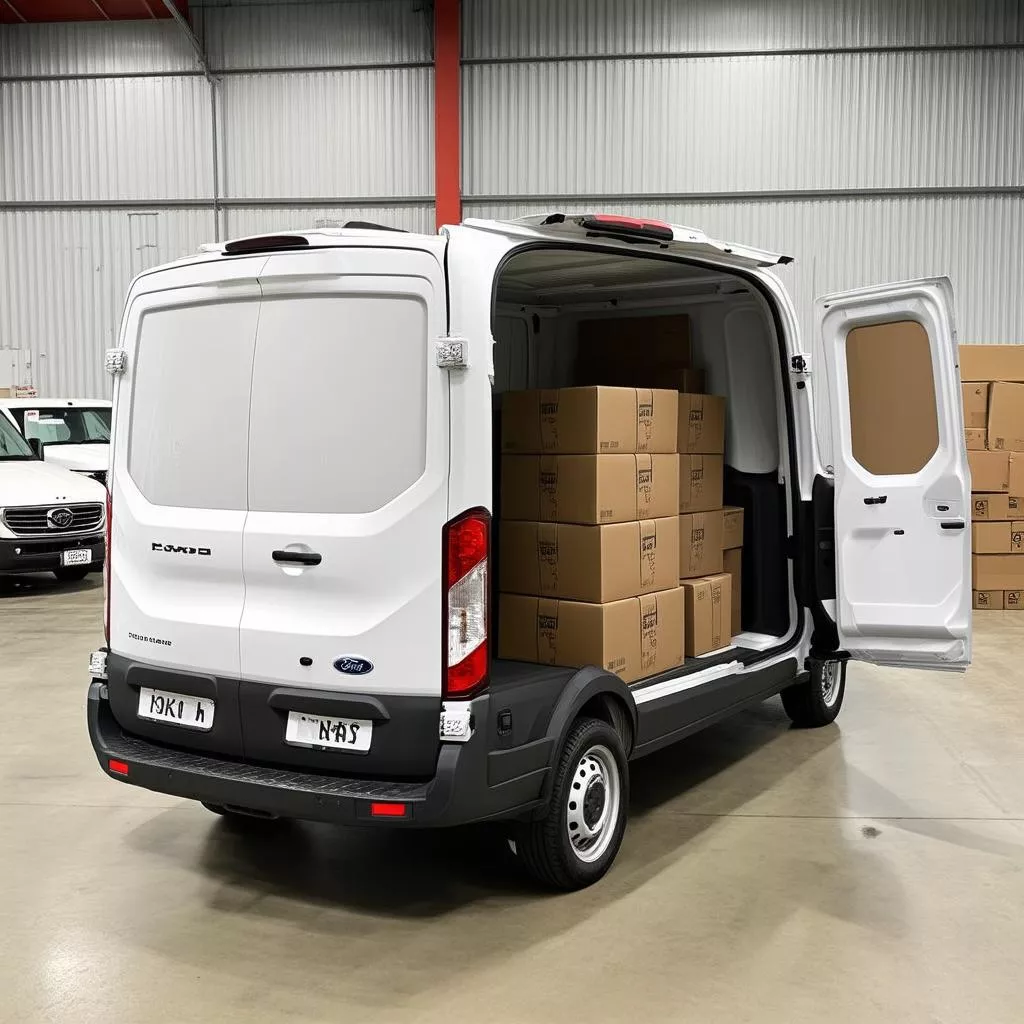 Xe Transit Van chở hàng