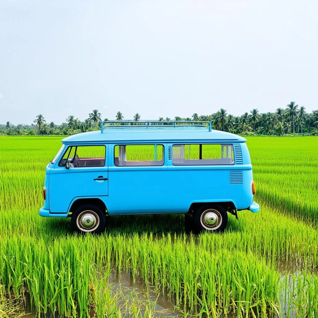 Xe Ut Van Bạc Liêu Màu Xanh