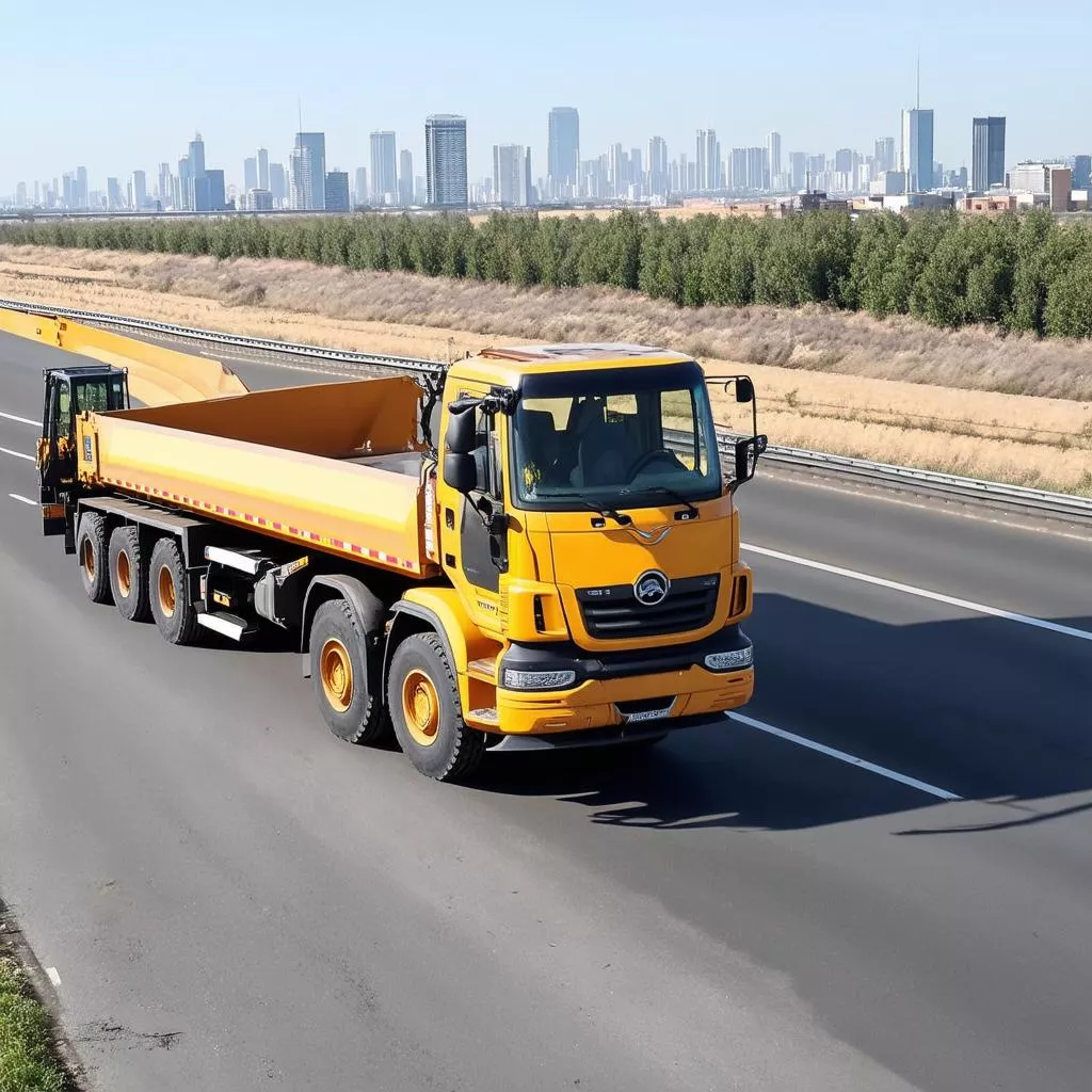 Xe Vận Chuyển Thiết Bị 5 Tấn: Lựa Chọn Lý Tưởng Cho Mọi Công Trình