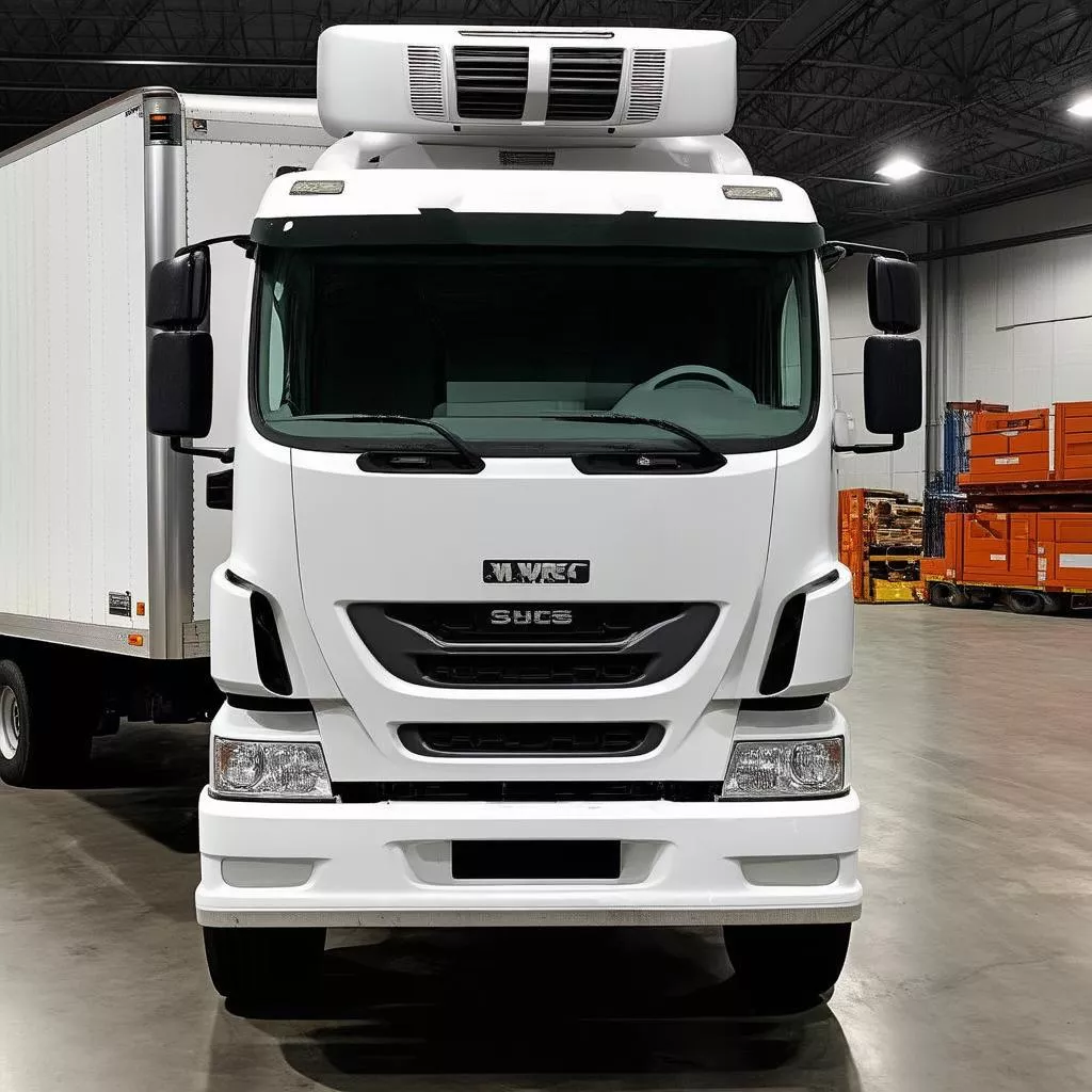 Refrigerated van truck for rent in Saigon