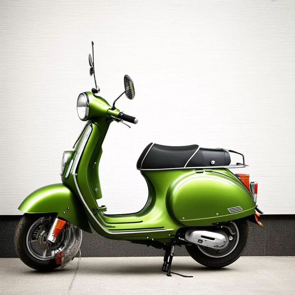 Vespa LXV màu xanh lá cây