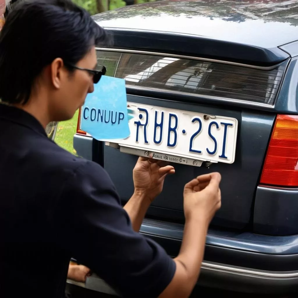 풍수에 맞는 자동차 번호판