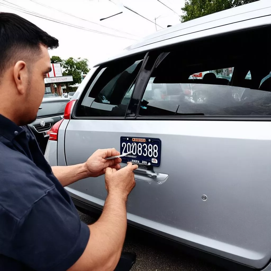 Checking license plate compatibility with birth year