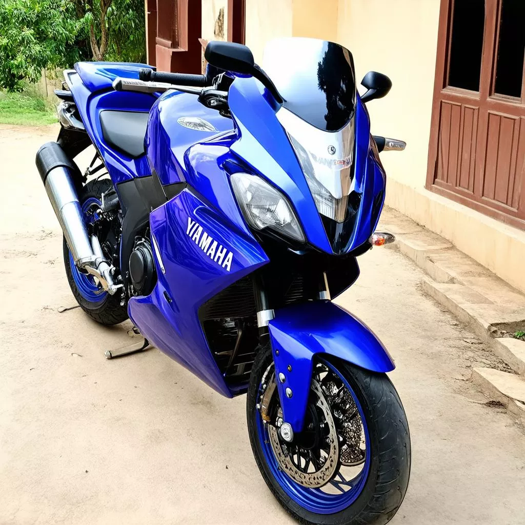 Yamaha Grande 2018 màu xanh