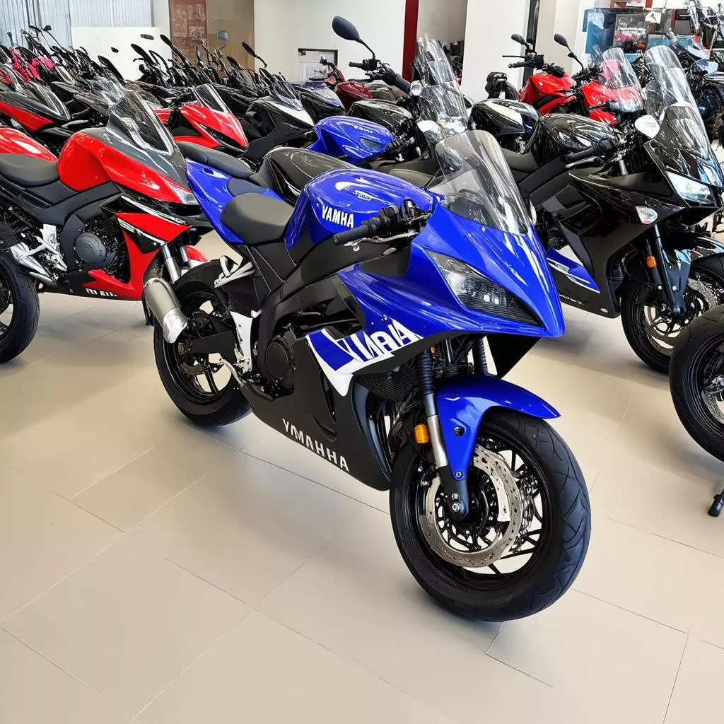Yamaha Motorcycle Showroom
