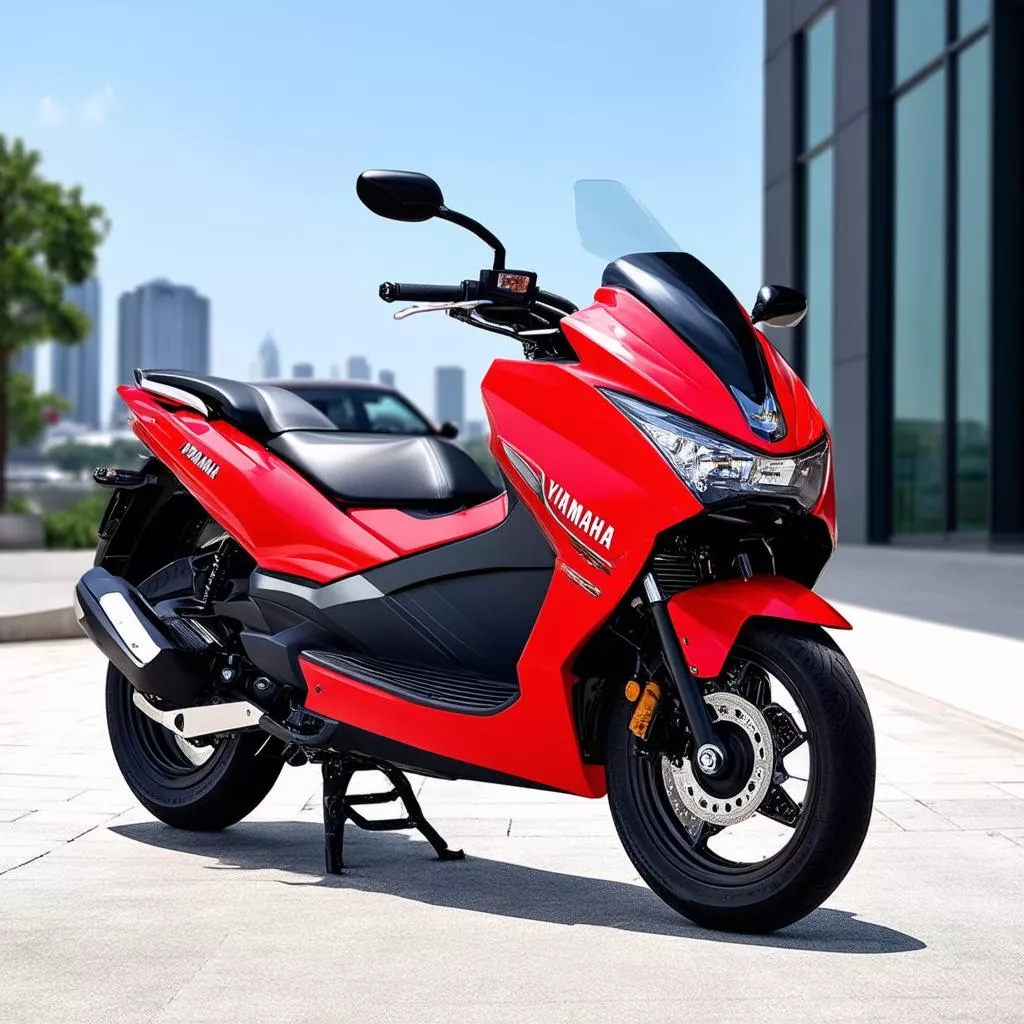 Yamaha NVX 155 màu đỏ nhám