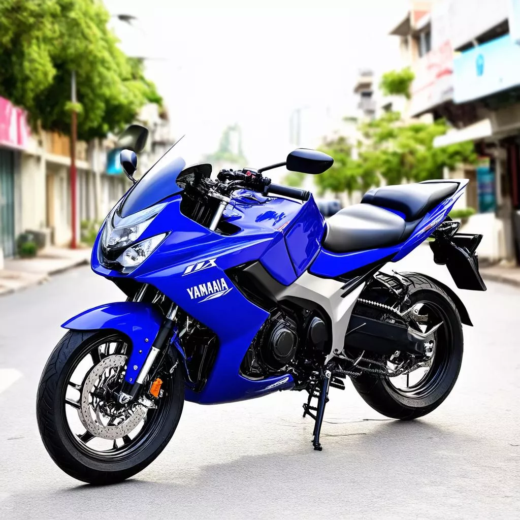 Yamaha NVX màu xanh dương