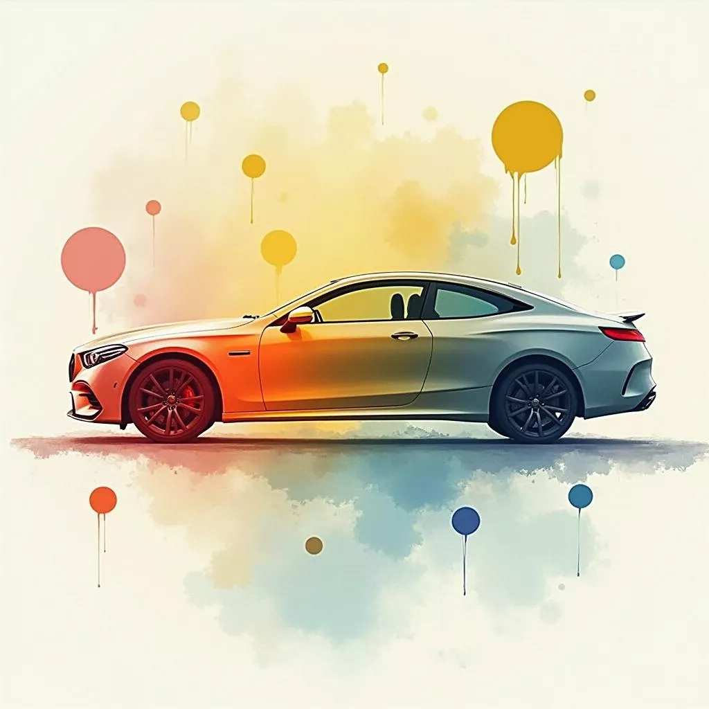 Hình ảnh minh hoạ về phong thủy khi chọn màu xe