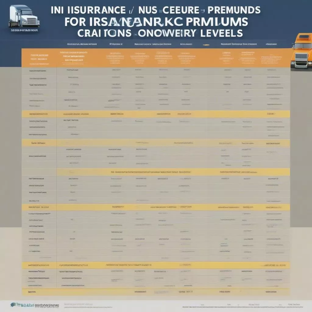 Bảng giá bảo hiểm trách nhiệm dân sự ô tô cho xe tải