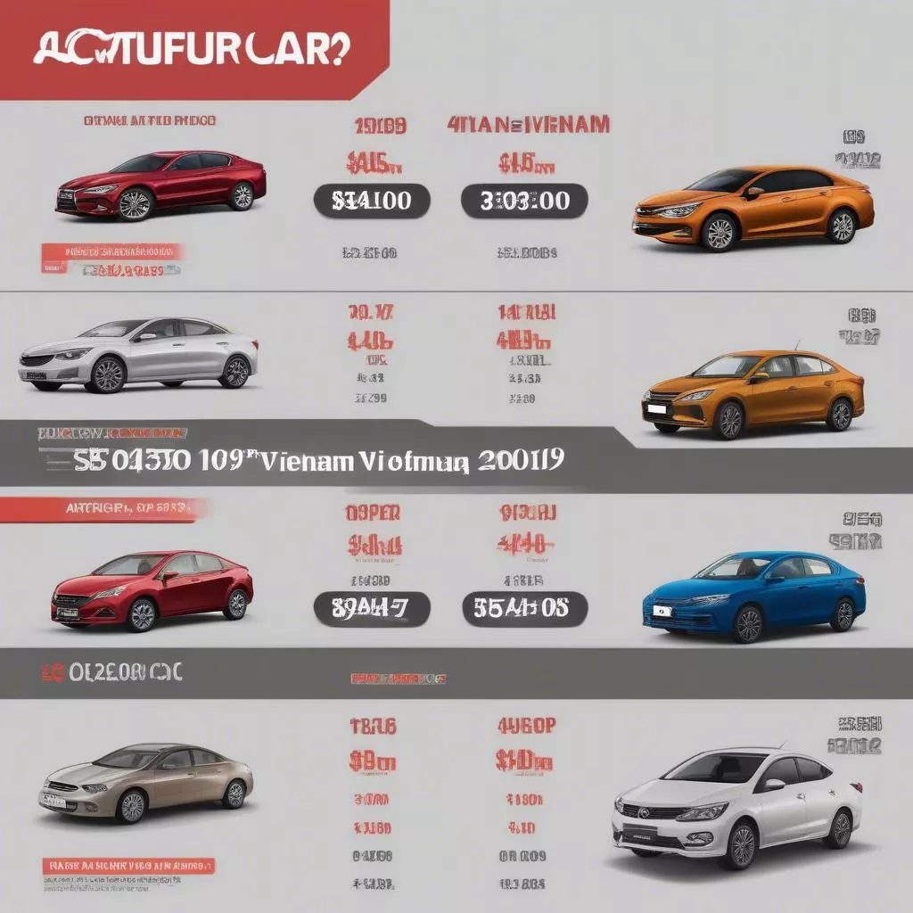 Bảng giá xe 4 chỗ 2019 mới nhất