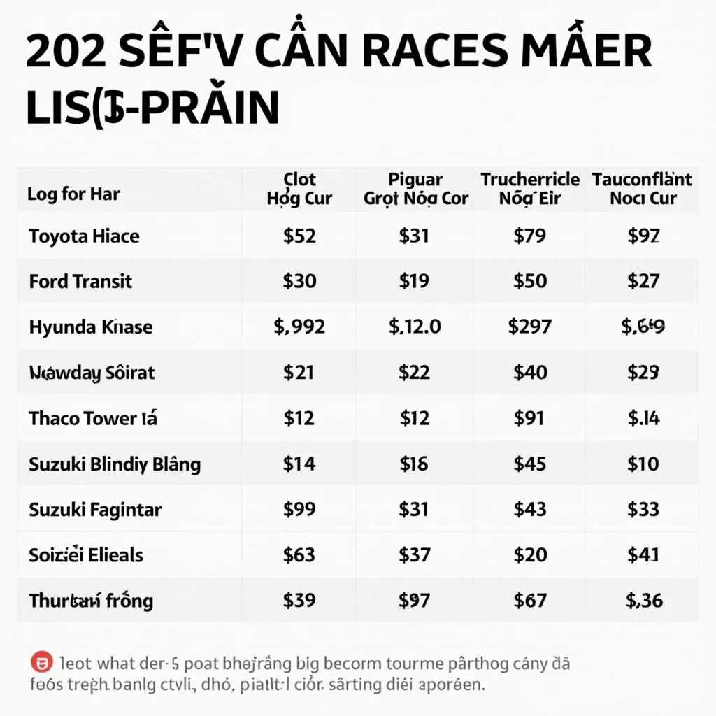 Xe 9 Chỗ Giá Rẻ - Lựa Chọn Kinh Tế Cho Gia Đình & Doanh Nghiệp