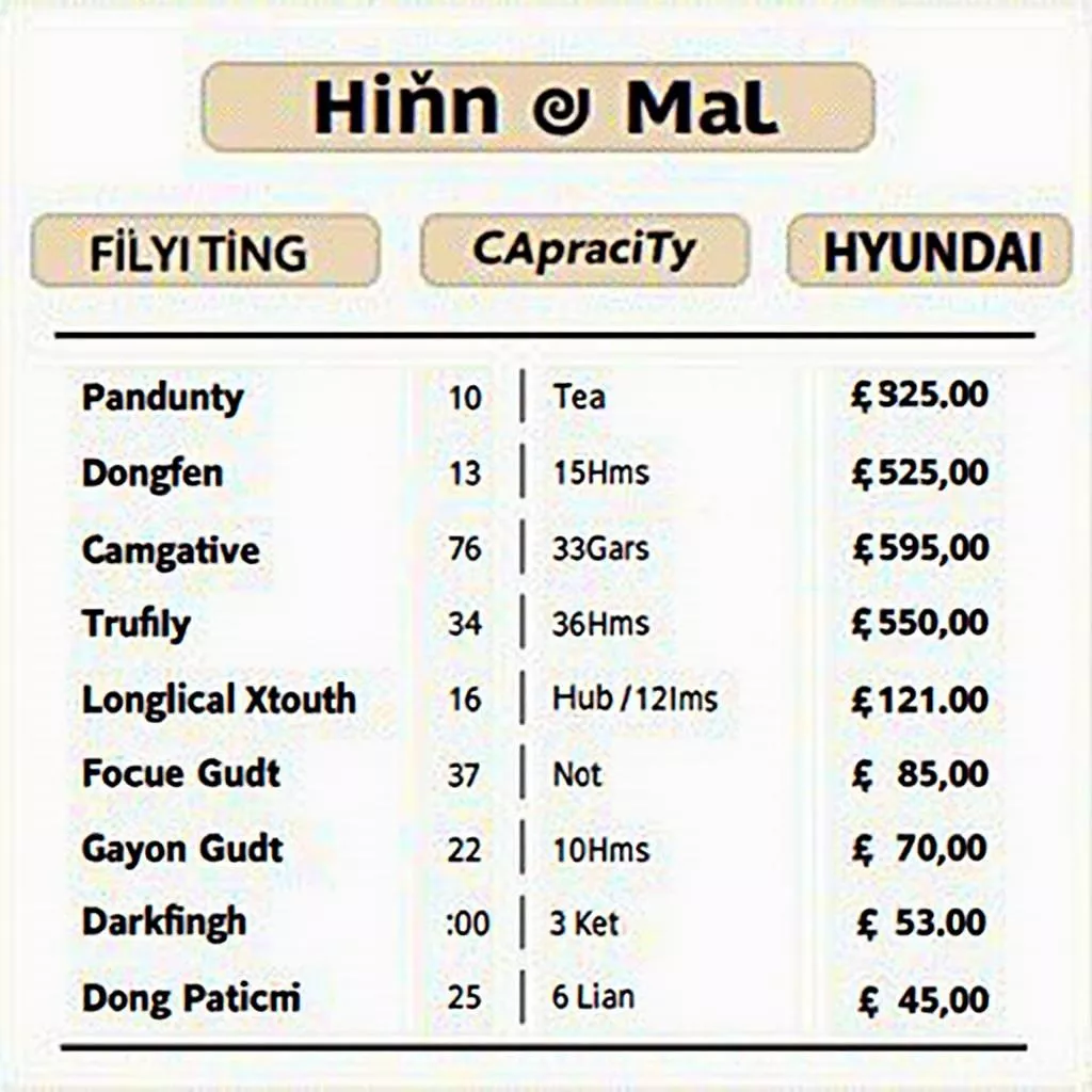 Crane truck price list in Hanoi