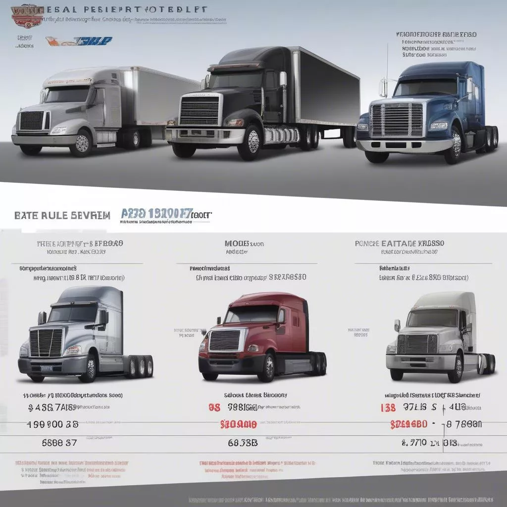 bảng giá xe tải