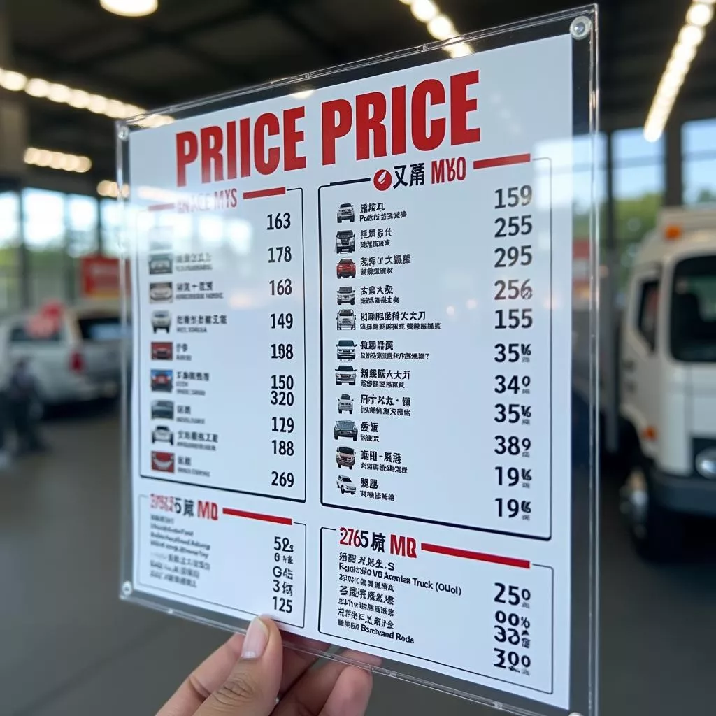 Japanese Truck Price List