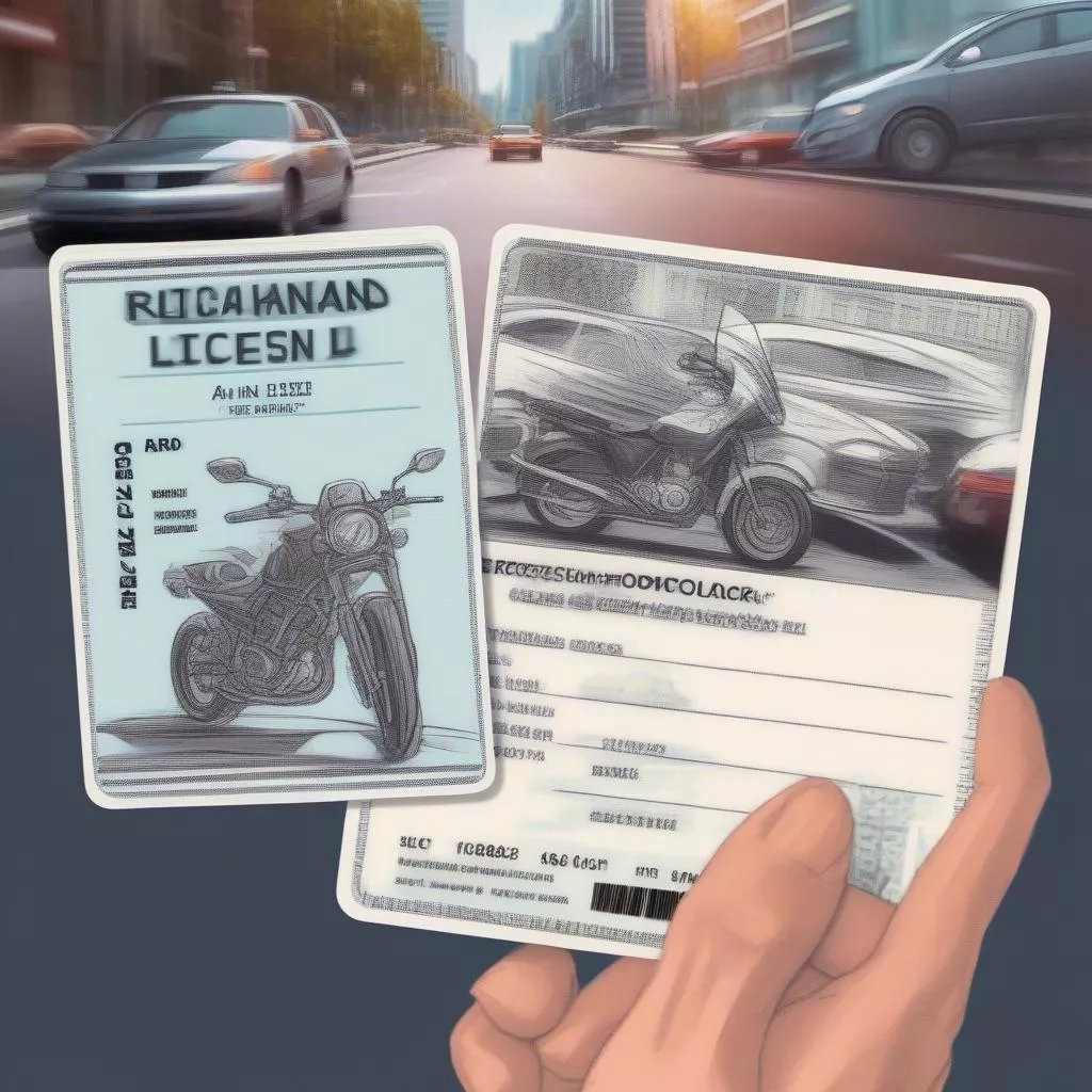 Bằng lái xe máy và ô tô