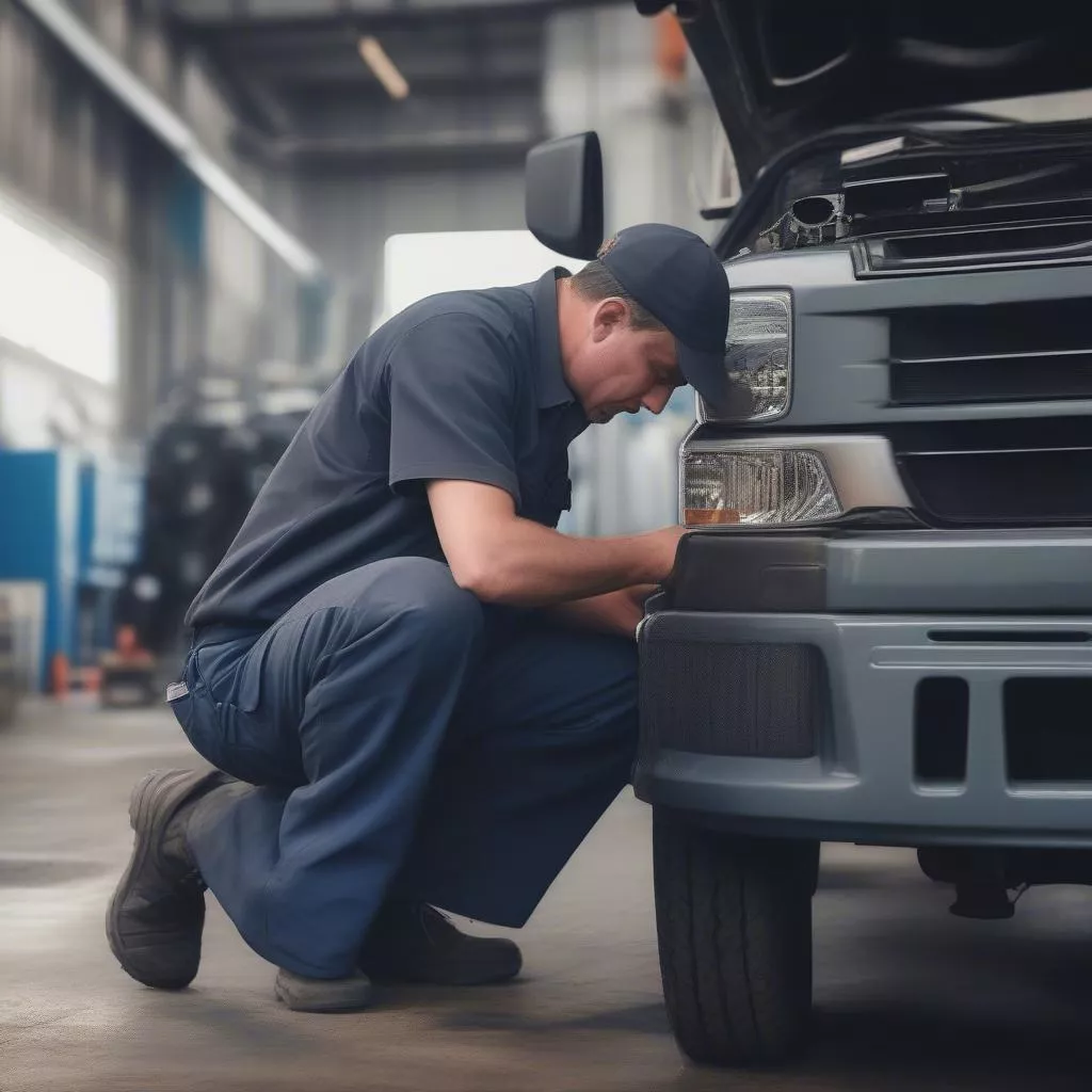 Truck AC System Maintenance