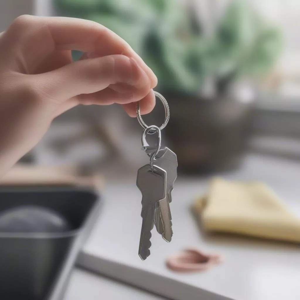 Proper car keychain care