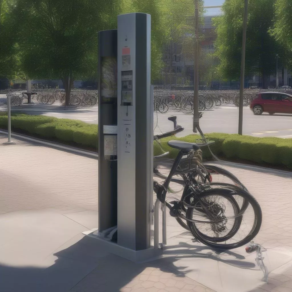 Bảo vệ xe đạp điện chống trộm