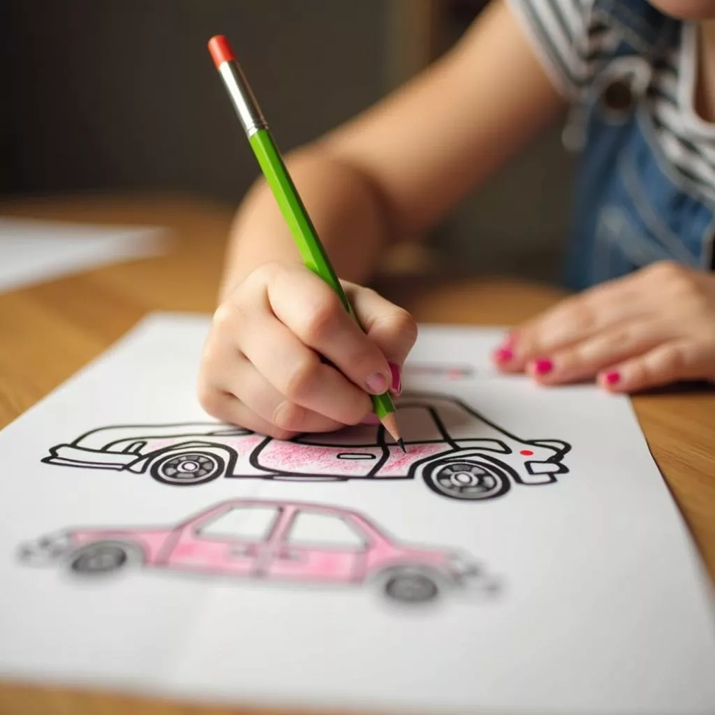 Car Coloring Pages: Unleashing Creativity in Children