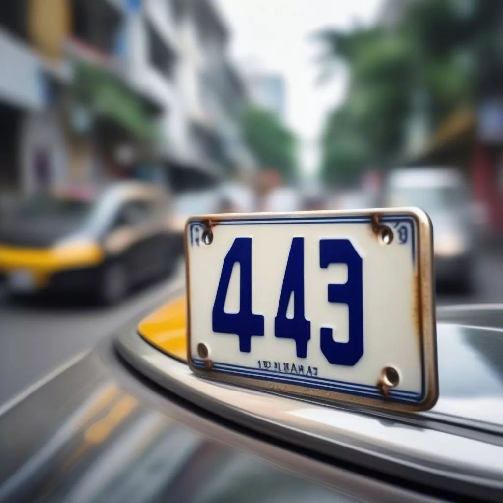 Which Province Uses License Plate 43 D1?