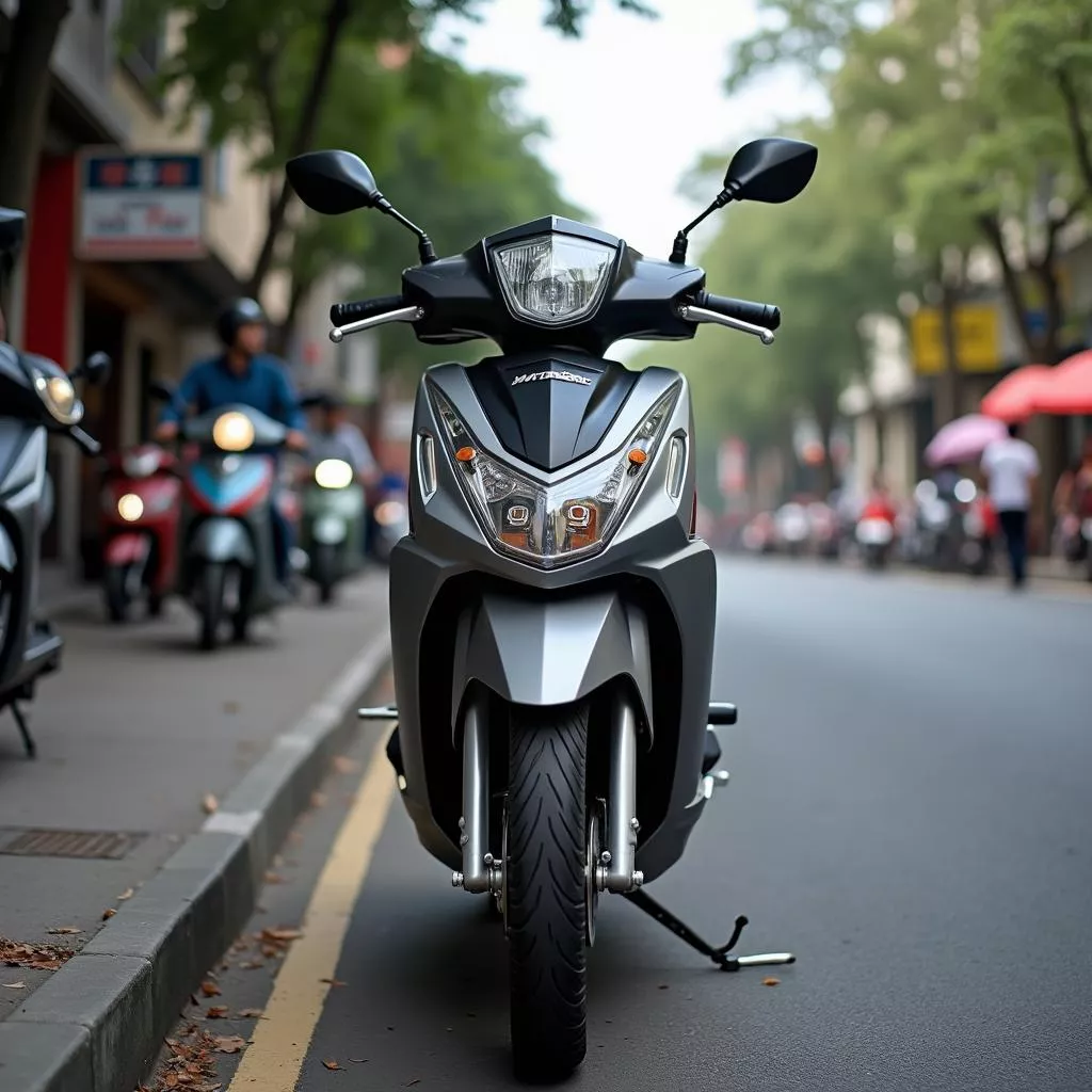 Motorcycles with 59 license plates in Ho Chi Minh City