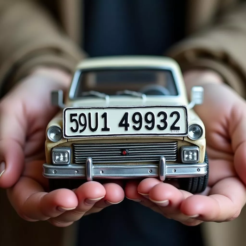 Vietnamese license plate 59U1 49932 and its spiritual meaning