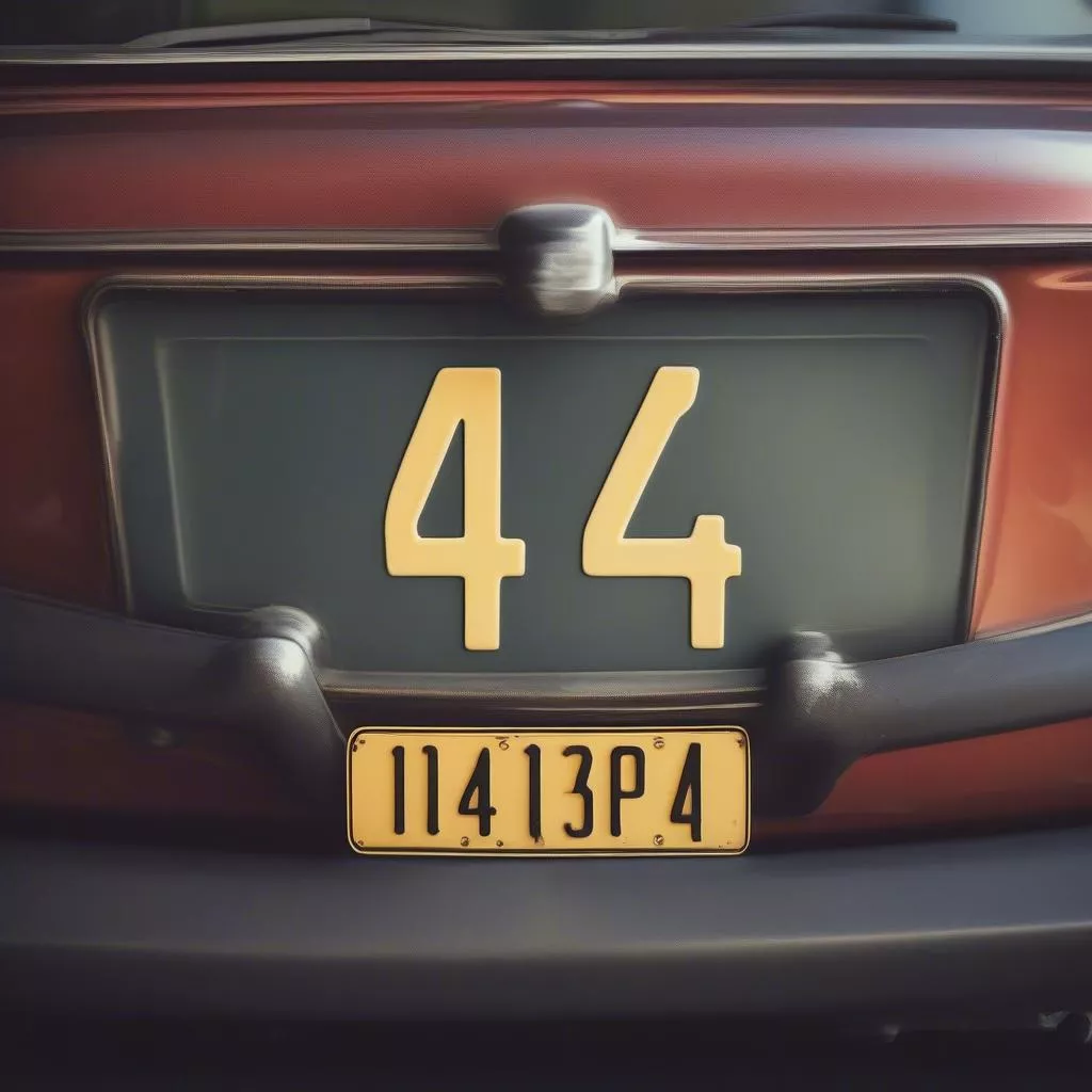 Số 4 trong biển số xe: Tâm linh hay ngẫu nhiên?