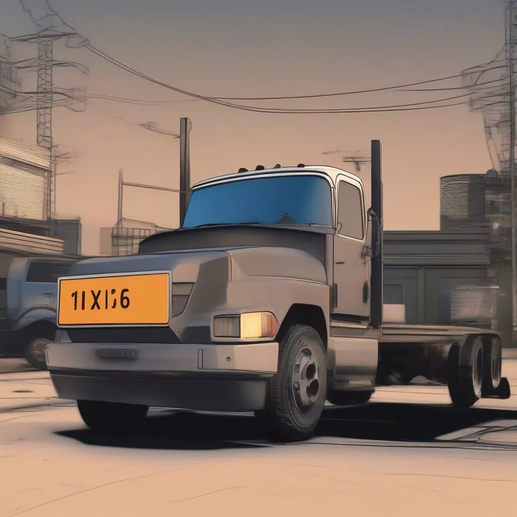 Biển số xe cù lũ ngẫu nhiên