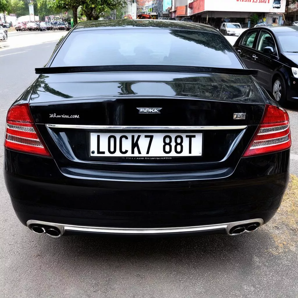 Autos mit schönen Nummernschildern