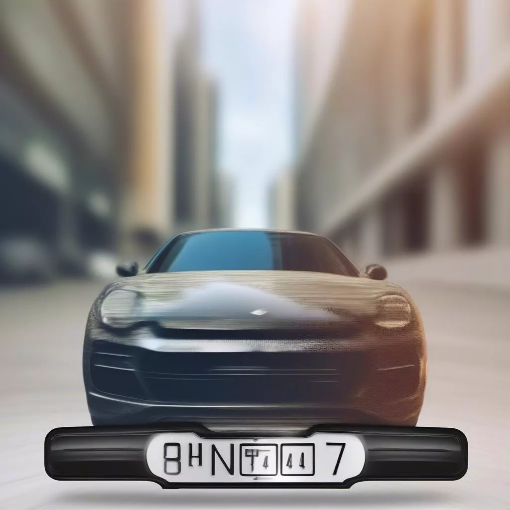 Plat nomor mobil cantik