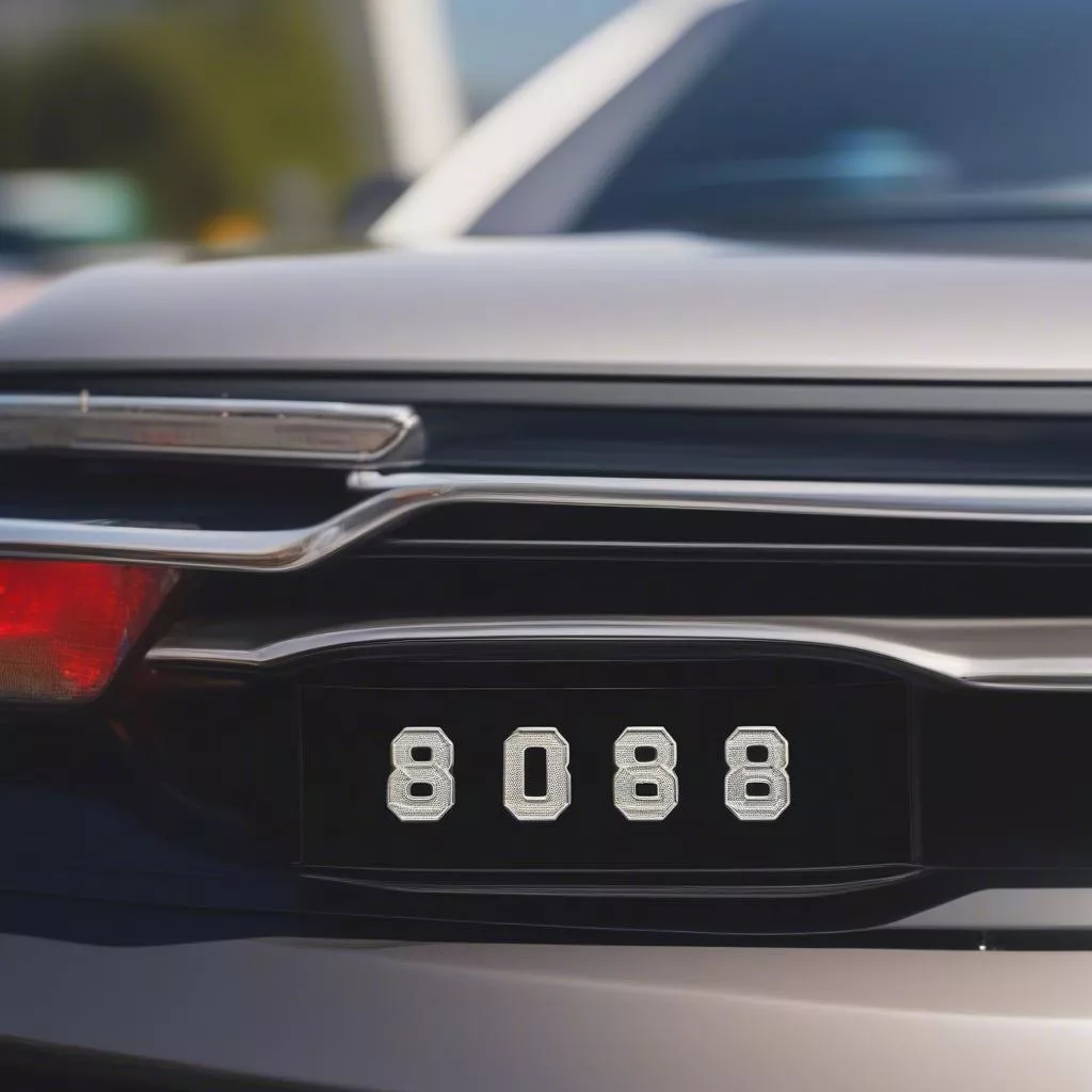 High-Value License Plate