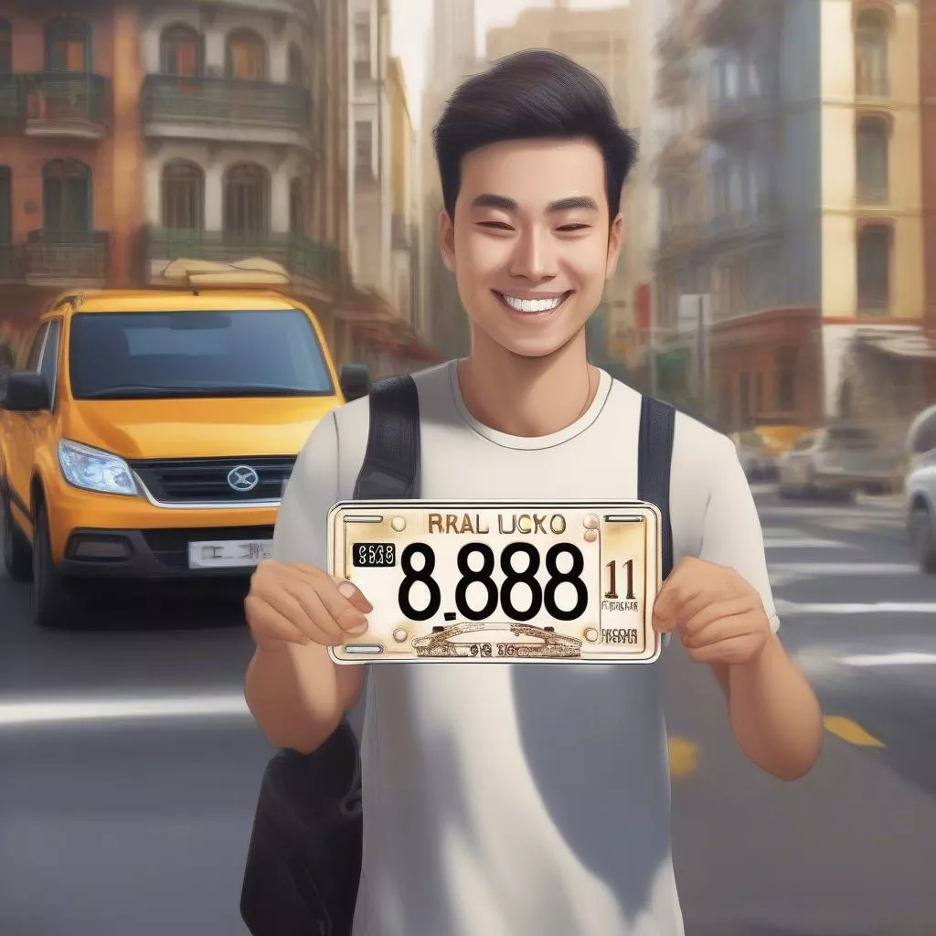 Lucky Vietnamese license plates