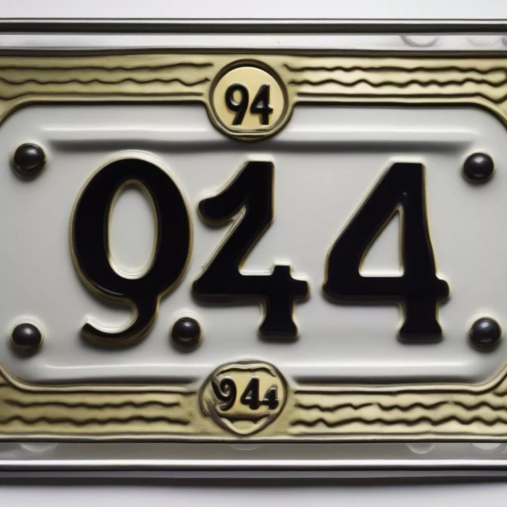 License plate ending in 94: Luck, prosperity, or spirituality?