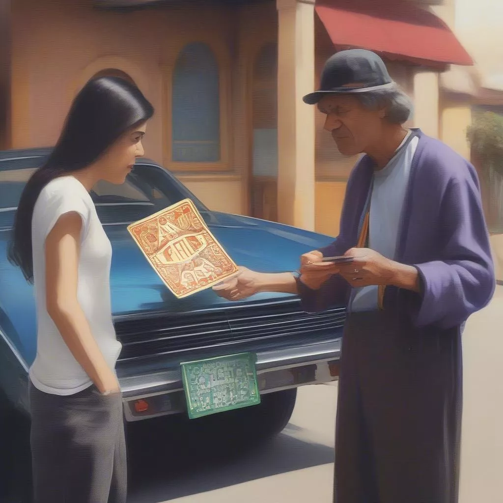 Choosing a lucky license plate