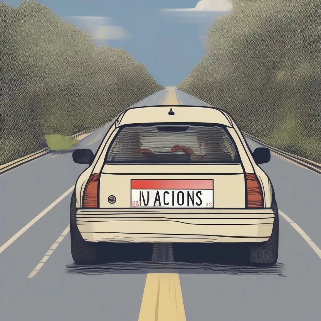 Biển số xe lùi: Vận mệnh và hành động